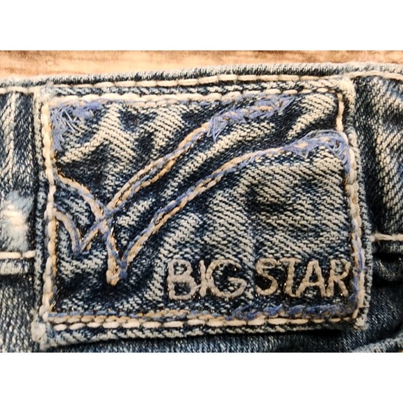 Big Star Maddie Capri Jeans Women's 28 Blue Med Wash - Picture 9 of 16